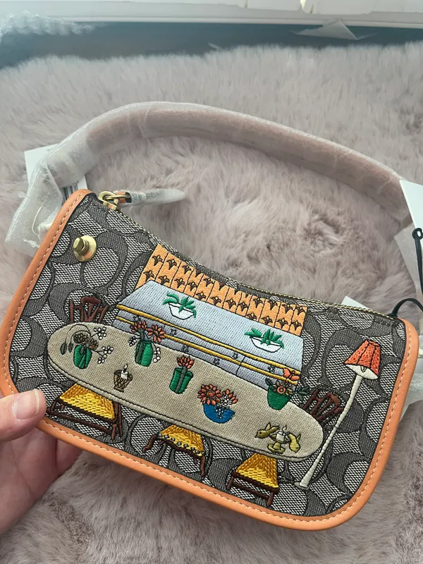 Coach X Observed By Us Swinger Bag 20 In Signature Jacquard - Image 7