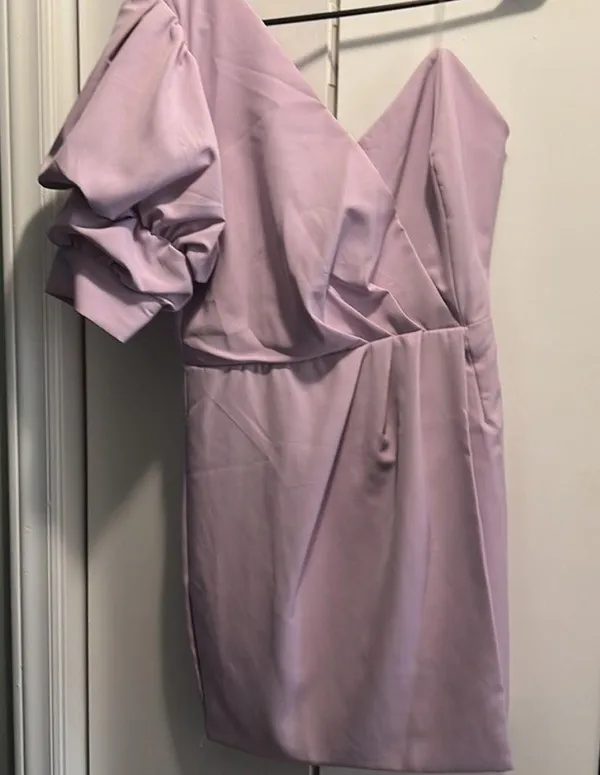 These Three Boutique Purple Recruitment/rush Dress - Image 2