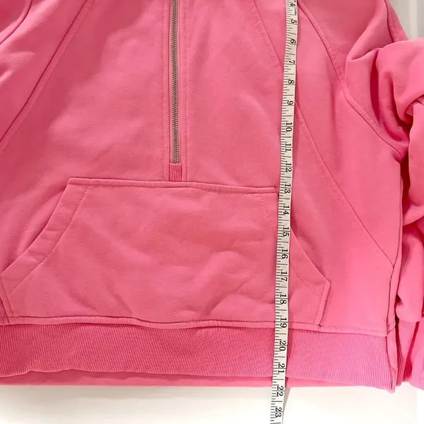 Half Zip Cropped Hoodie - Image 10