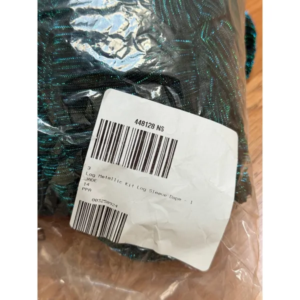 NEW Betsy & Adam Metallic Jade Green Drape Sleeve Sheath Gown Size 14 - Image 11