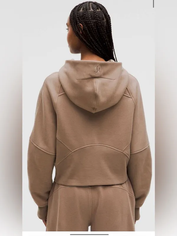 Lululemon Scuba Oversized Half-Zip Hoodie Taupetastic - Image 2