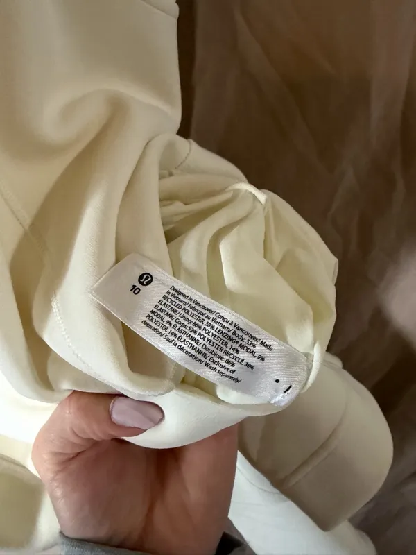 Lululemon Softstreme Back In Action Dress Lemon Sorbet - Image 5