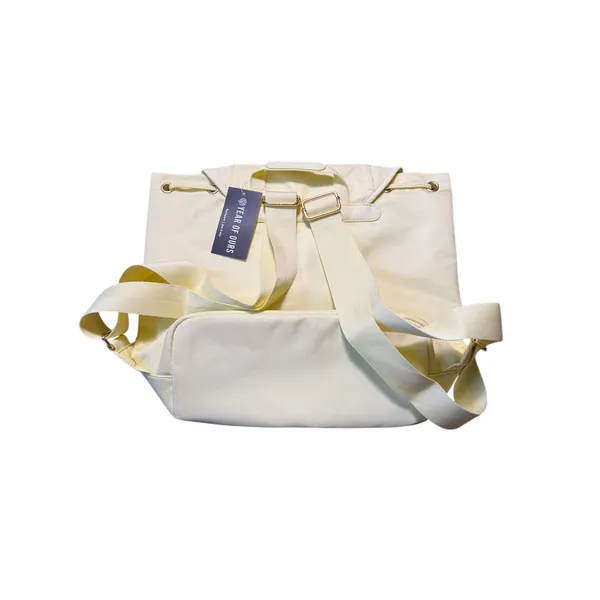 Year of Ours Nylon Butter Yellow Backpack NEW - Image 4