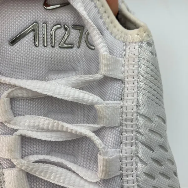 Nike Air Max 270 White Gold Womens Running Shoes‎ Sneakers Size 7 DM3080-100 - Image 2