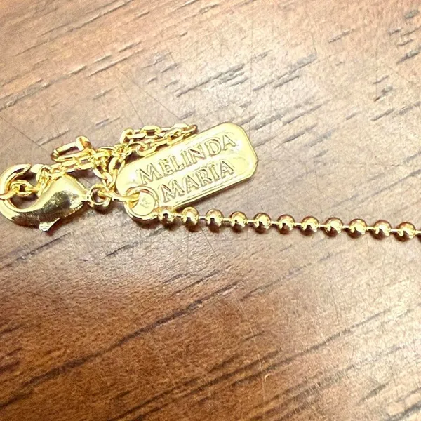 Melinda Marie Aquarius Zodiac necklace- Gold - Image 4