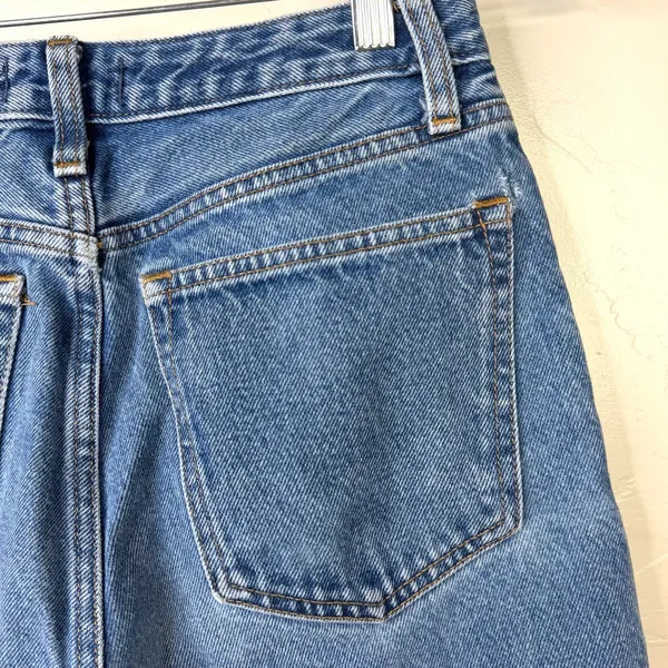 Abercrombie & Fitch Vintage Wash Annie High Rise Girlfriend Tapered Leg Jeans - Image 5