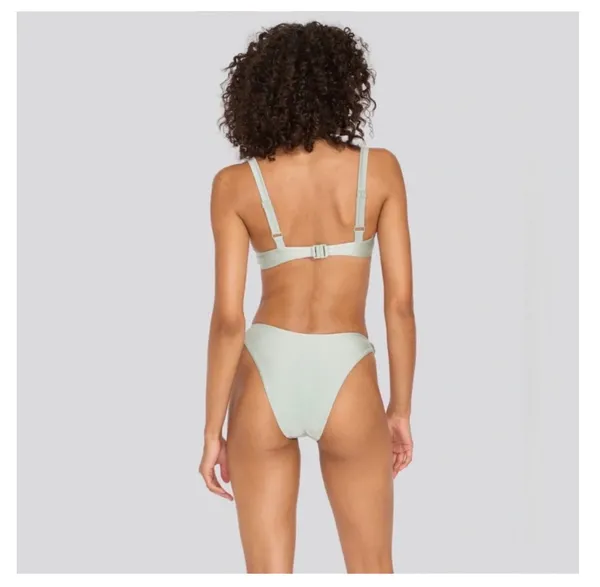 Solid & Striped Bikini Set - Image 2