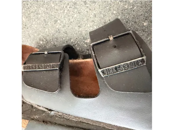 BIRKENSTOCK Boston Suede Clogs Womens 39 Khaki Tan Comfort Mules - Image 8