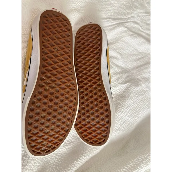 Yellow checkered vans W7.5 M6 - Image 4