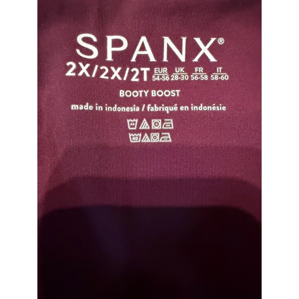 Spanx Booty Boost Leggings Womens 2X Purple High Rise Sculpting Active Plus Size - Image 4