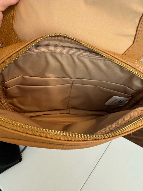 Freshly Picked Classic Fanny Pack bum bag Park Sling bag In Toffee brown diaper - Image 3