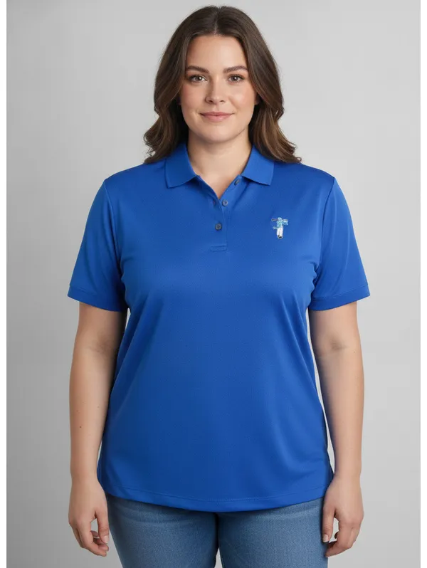 Nike Golf Tour Performance Blue Ombre Polo Shirt Size Large Short Sleeve - Image 6