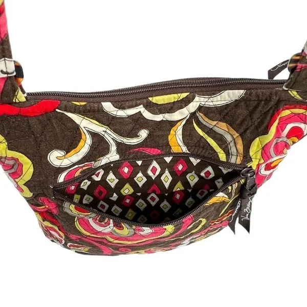 Vera Bradley Puccini Retired Pattern Hipster Crossbody Messenger Shoulder Bag - Image 9