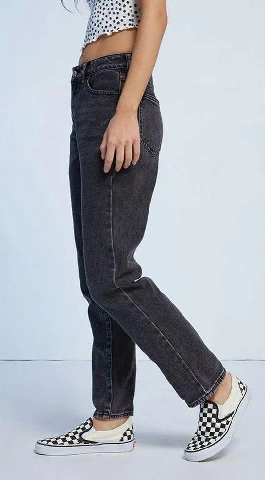 PacSun Black Mom Fit High Waist Jeans - Image 3