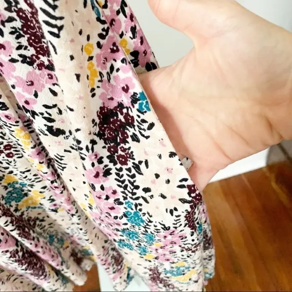New free people‎ keyhole miss right floral dress small - Image 13