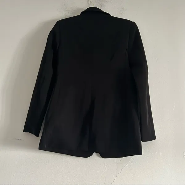 English Factory Single Breasted Blazer Black Size Small Office Timeless Capsule - Image 6