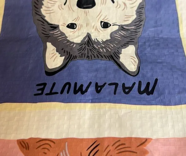 Puppy Dog Collage Bag Giant Shoulder Tote Reusable TJ Maxx - Image 11