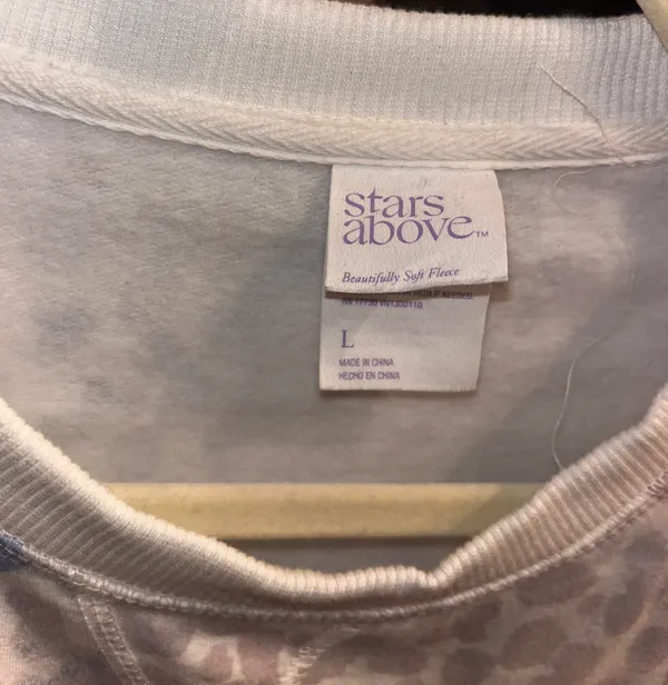 Stars Above Long Sleeve Splatter Leopard Top - Image 6