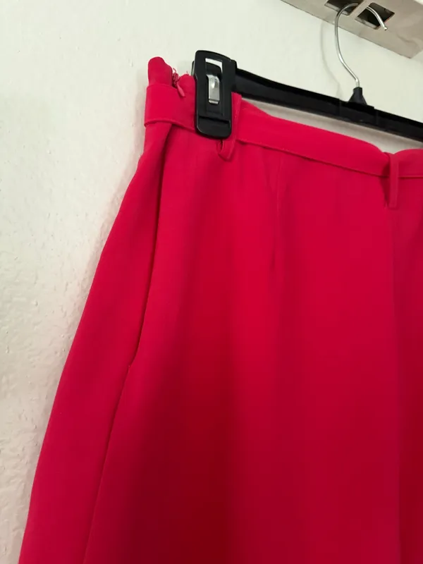 Lulus Bold Essence Hot Pink High-Rise Belted Skort - Image 6