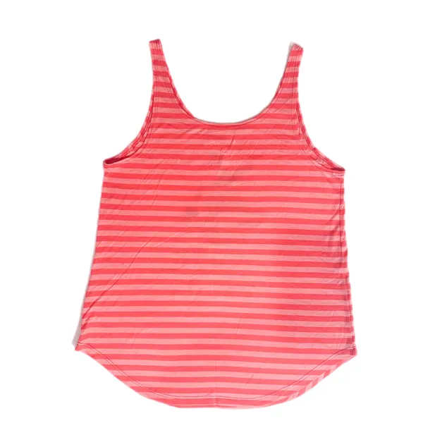 Disney Ariel Beach Vibes Striped Tank Top Size M Coral Pink - Image 2