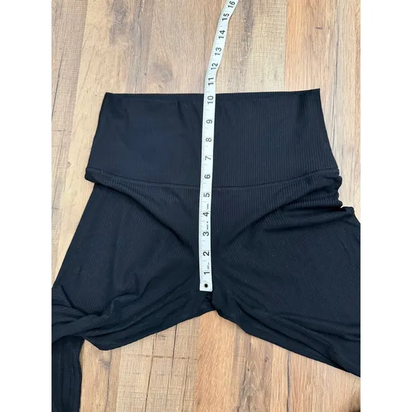 Lululemon Wunder Under Leggings Women 6 Black Ribbed High Rise 25" Inseam - Image 7