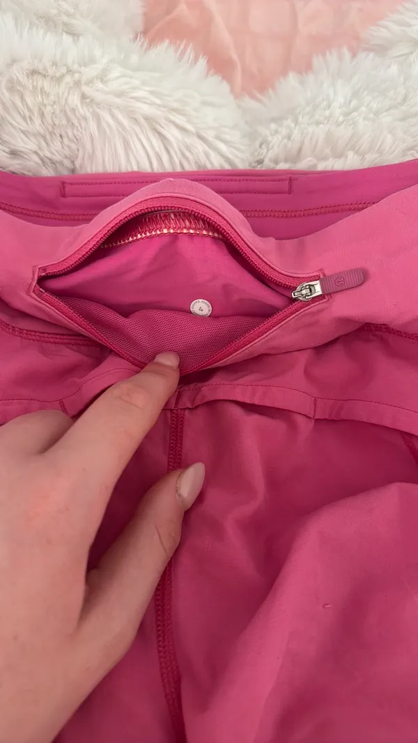 Sonic Pink Lululemon Speed Up Shorts 2.5" Low-Rise - Image 5
