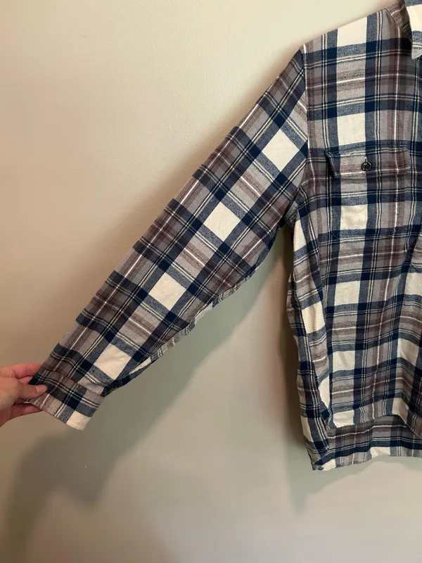 Granola Girl plaid LL Bean flannel - Image 3