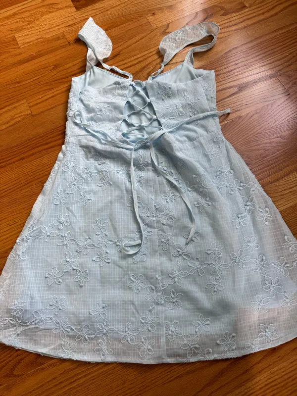 Princess Polly Blue Mini Dress - Image 2