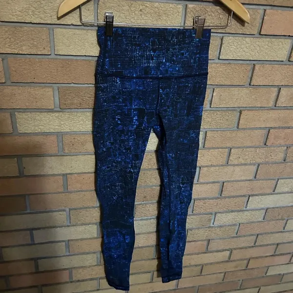 Lululemon Wunder Under Hi-Rise Tight 28” City Lights Multi Black Leggings Size 2 - Image 3