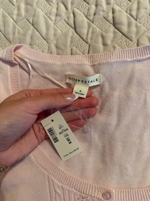 Aeropostale Long Sleeve Top Pink - Image 3