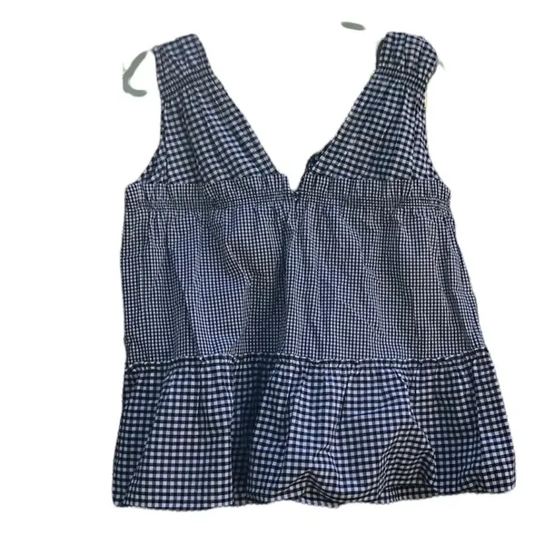Derek Lam Crosby Gingham Preppy Tassel Tank - Image 2