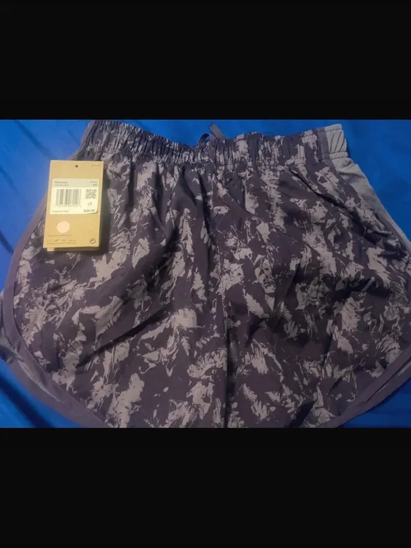 Nike Lavender Tie-Dye Athletic Shorts - Image 6