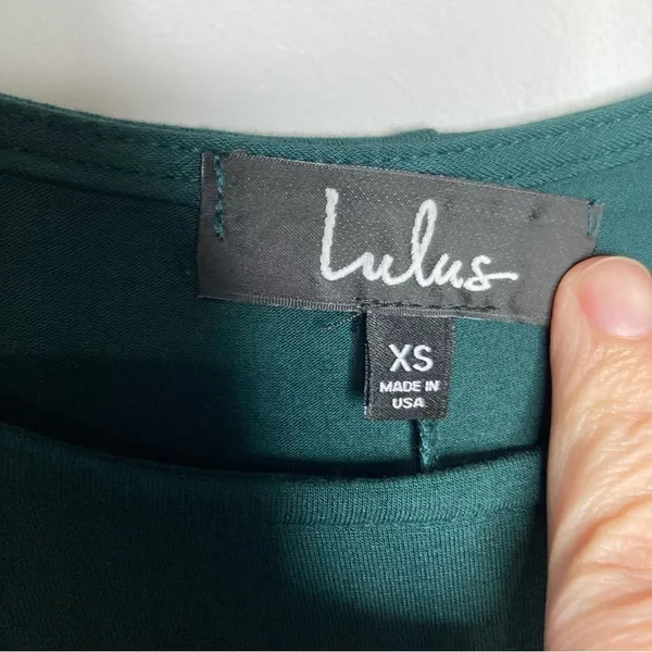 Lulus emerald maxi‎ dress size XS - Image 3