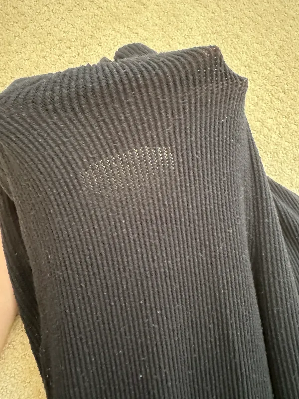 Audrey Black Knit Sweatpants - Image 3