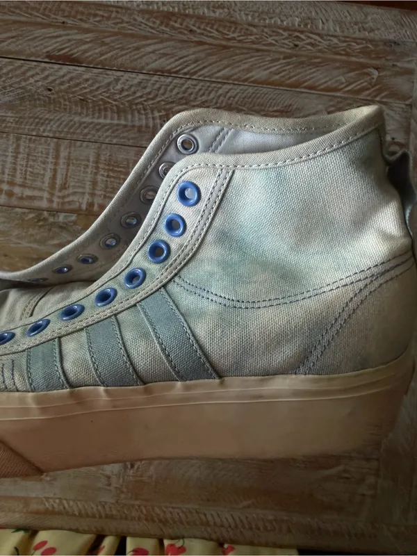 ☁️ Adidas Nizza 2” High Platform Cloud Blue Sneakers ☁️ ~ Women’s 8.5 - Image 7
