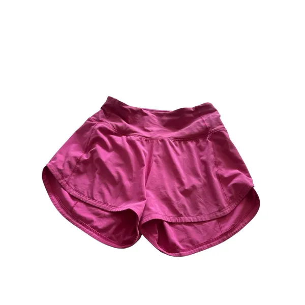 Lululemon Speed Up High Rise Short 4" Lined Size 2 Sonic Pink SNCP Run Gym - Image 3