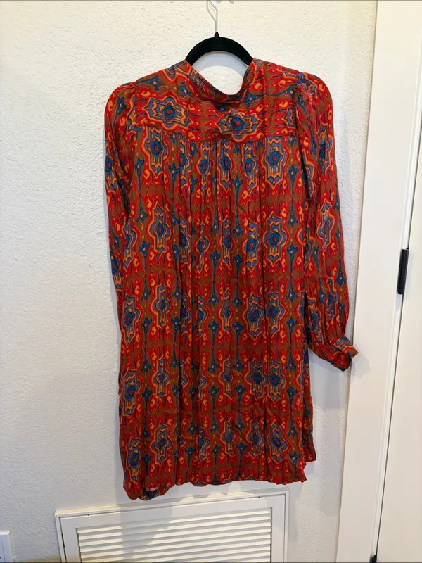 Anthropologie Tiny Rosemary‎ Tunic Mini Dress Boho Chic Size M - Image 5