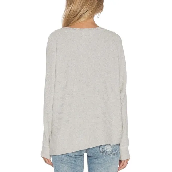 Monrow Ribbed Asymmetric Dolman Sweater‎ Size XS - Image 4