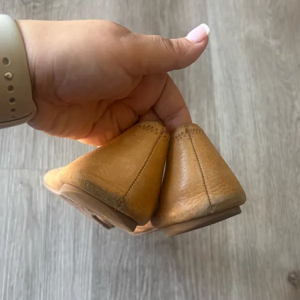 Tory Burch Tan Leather Ballet Flats - Image 3