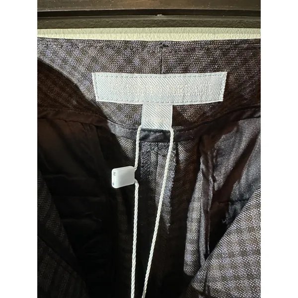 Antonio Melani Espresso And Navy‎ Plaid Dress Pants Size 8 NWT - Image 3