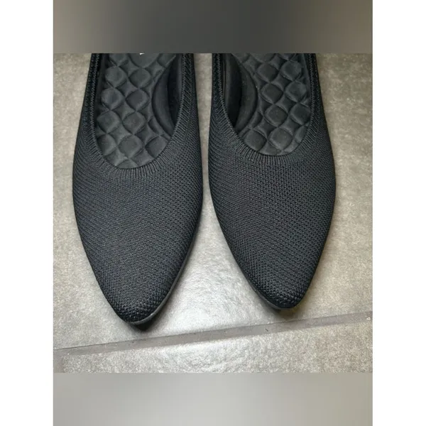 Vivaia Aria Walker Black Pointed Toe Knit Ballet Flats Women’s Shoe Size 11 - Image 5