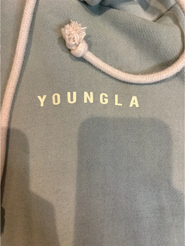 YoungLA hoodie Green - Image 3