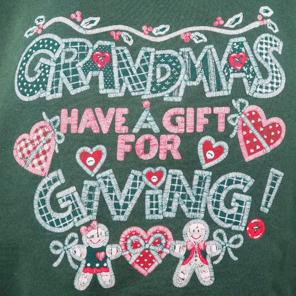 Jerzees Vintage 90s Grandmas Have A Gift For Giving Sweatshirt - Image 2