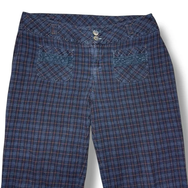 Sundance Plaid Pants‎ With Danity Front Pockets Size Medium - Image 3