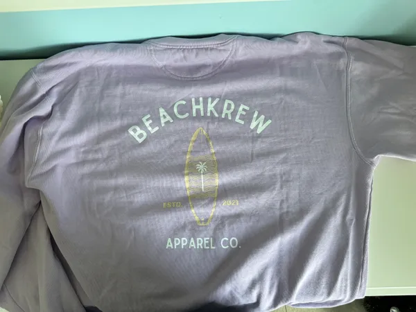Beach Krew Crewneck Purple Size XL - Image 5