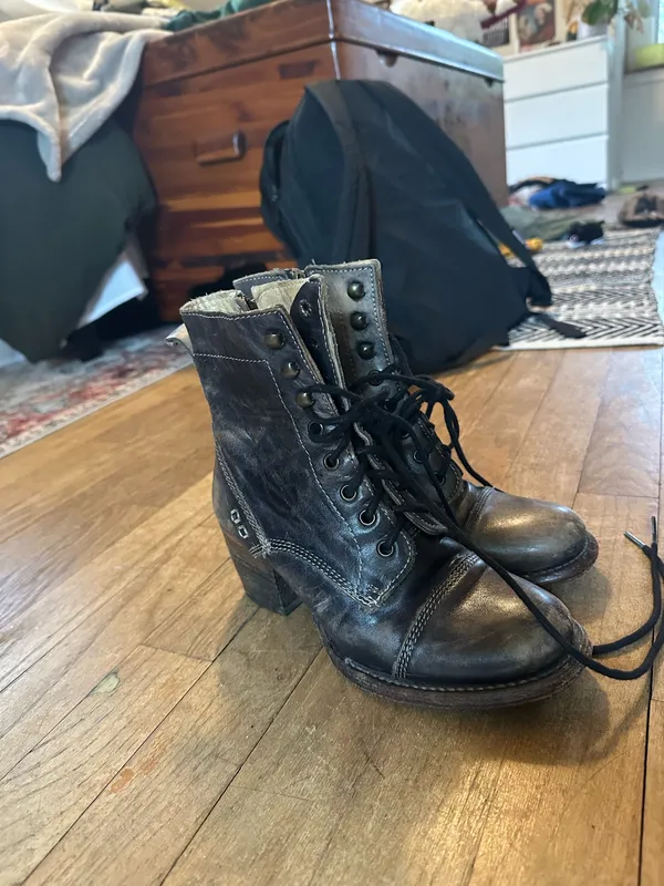 Bed Stu Boots Distressed Leather - Image 2