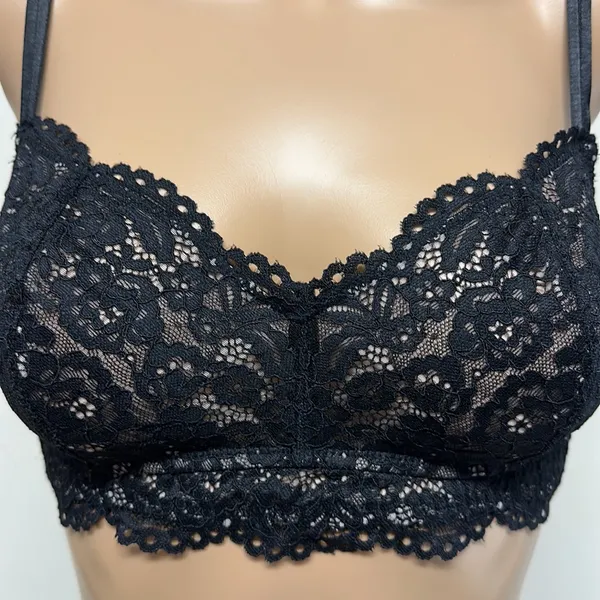 NWOT b.tempt’d black lace bra Size L - Image 2