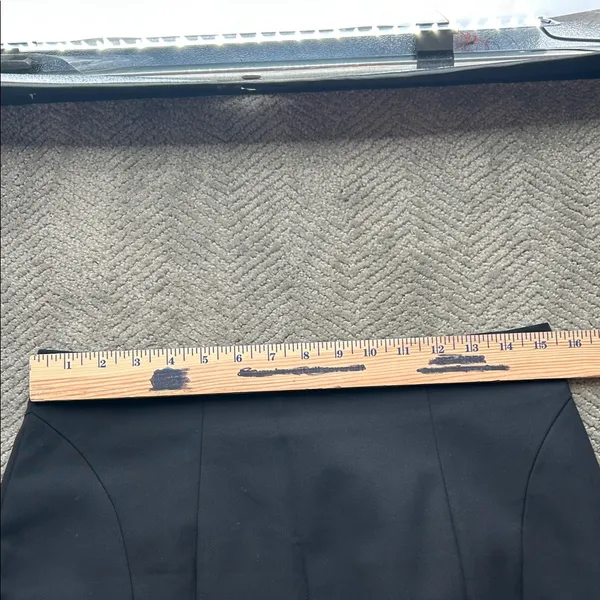 Flavio Castellani Black Pencil Skirt IT 46 Made in Italy - Image 10