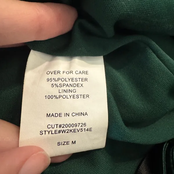 Windsor Dark Green Formal Mini Dress - Image 10