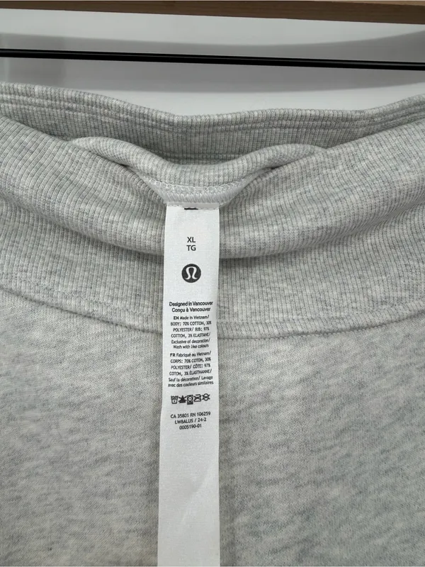 NWT lululemon Scuba High-Rise Mini Skirt HCUG Heather Gray XL - Image 6